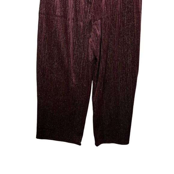 New with Tags Old Navy Short Sleeve Velvet Maroon Jumpsuit Sz Xxl - Picture 13 of 14